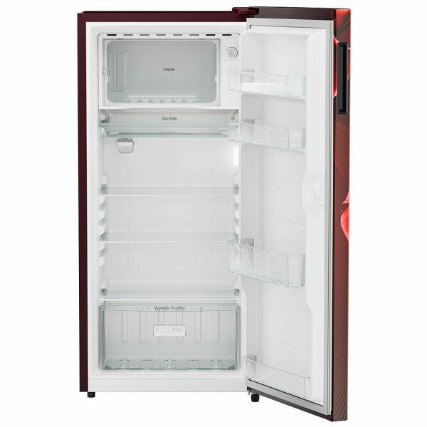 Liebherr DNPRDC 1901, 191L 3 Star Inverter, Direct Cool Single Door Refrigerator, 20 Years Warranty on Compressor, Vegetable Organiser, Red Divine