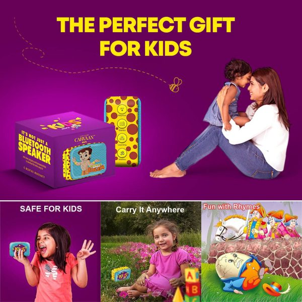 Saregama Carvaan Mini 2.0 Kids, Chota-Bheem-Blue