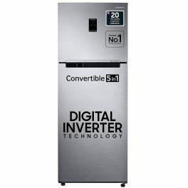 Samsung 301L 2 Star Double Door Refrigerator (RT34C4522S8, Elegant Inox)