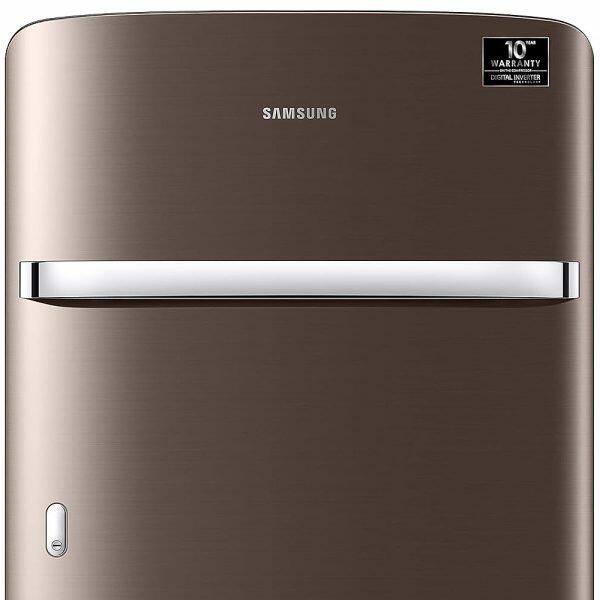 Samsung 189L 5 Star Single Door Refrigerator (RR21C2H25DX, Luxe Brown)