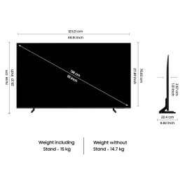 Samsung 55Inch QLED TV (QA55Q60DAULXL, Black)