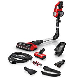 Bosch BCS711AIN, Cordless Vacuum Cleaner with Rechargeable Battery, LED Lighting with 90% Bendable and Nozzle Foot Release, Graphite Black