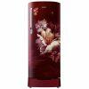 Samsung 183L 3 Star Single Door Refrigerator (RR20D1823RZ, Midnight Red)
