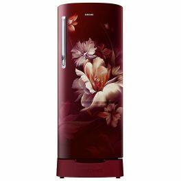 Samsung 183L 3 Star Single Door Refrigerator (RR20D1823RZ, Midnight Red)