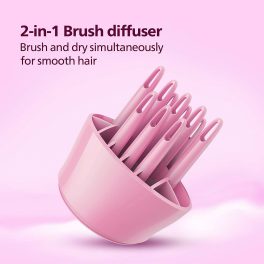 Philips BHC017/00, 1200 Watt Hair Dryer with 3 drying Setting, Thermoprotect temperature Setting and foldable handle, Cherry Pink