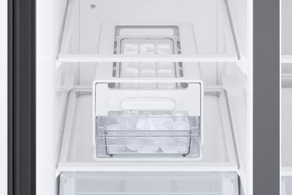 Samsung 653L Side by Side Refrigerator (RS76CG8115B1, Matt Black)
