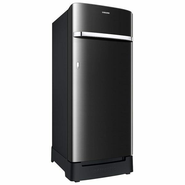 Samsung 215L 3Star Single Door Refrigerator (RR23D2H23BX, Luxe Black)