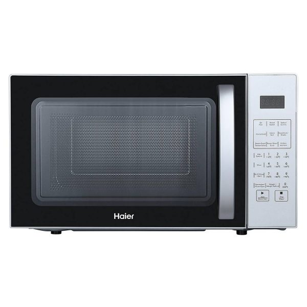 Haier HIL2201CSSH, 22 Litre Convection Microwave with Auto Cook Menu, Combination Menu, Defrost Function and Special kids Menu, Silver