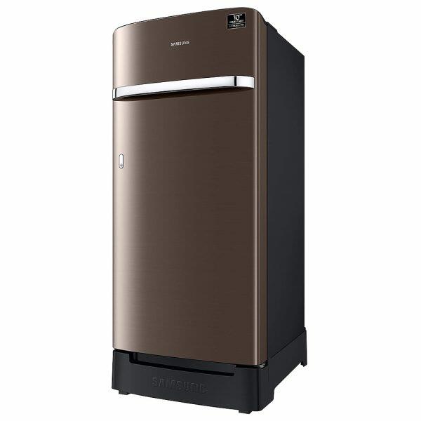 Samsung 189L 5 Star Single Door Refrigerator (RR21C2H25DX, Luxe Brown)