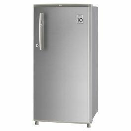 LG 185L 3 Star Single Door Refrigerator (GL B199OPZD, Shiny Steel)