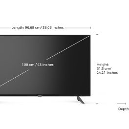 Panasonic 43Inch Smart Google TV (TH-43MS680DX, Black)