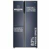 Haier HRT-683GK, 598 Litre Side by Side Refrigerator with Expert Inverter Technology and Digital Control Panel, Graphite Black