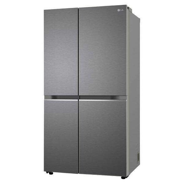 LG 655L Side by Side Refrigerator (GL-B257HDSY, Dazzle Steel)