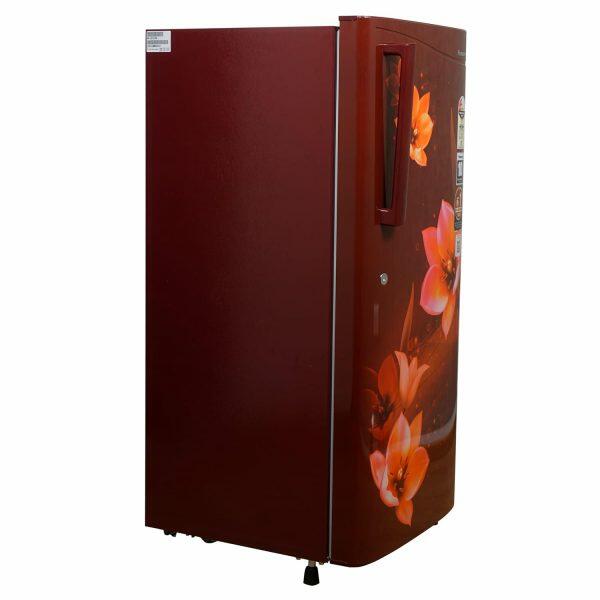 Panasonic 197L 2 Star Single Door Refrigerator (NR-A201BTRN, Floral Red)