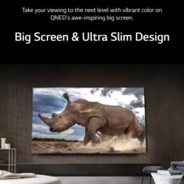 LG 55 Inch QNED TV (55QNED80SRA, Black)