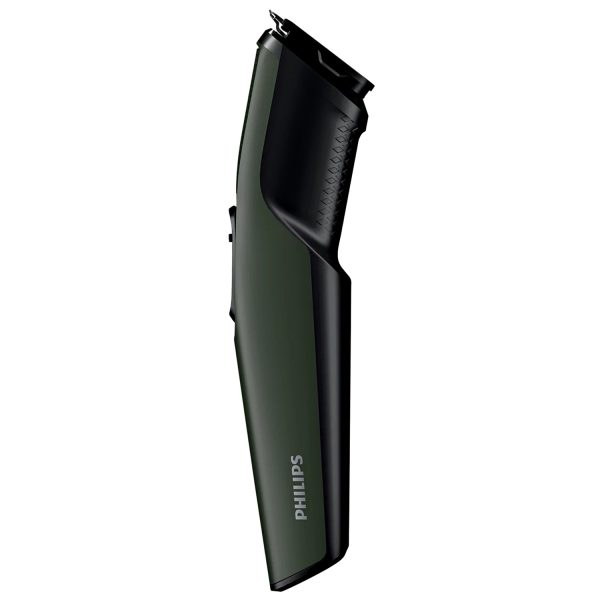 Philips BT1230/15, Small but Powerful Beard Trimmer with Stainless Steel Blades, USB Charging, with 30 Minutes Cordless Use, Black
