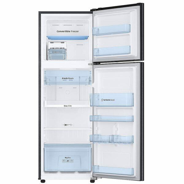 Samsung 256L 2 Star Double Door Refrigerator (RT30C3732BX, Luxe Black)