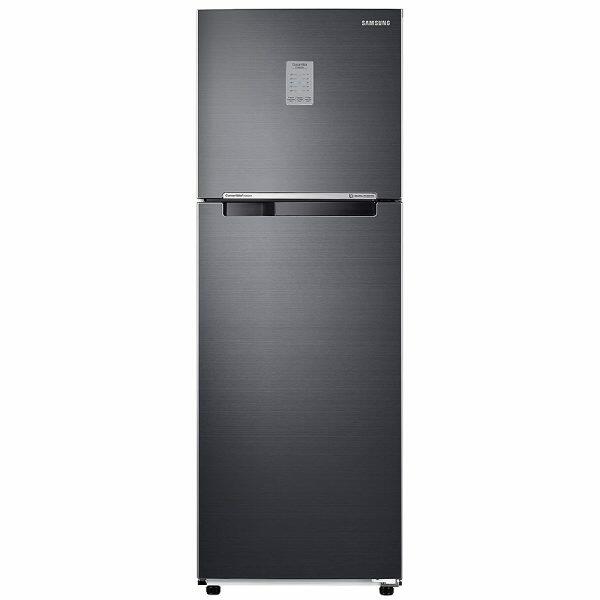 Samsung 256L 2 Star Double Door Refrigerator (RT30C3732BX, Luxe Black)