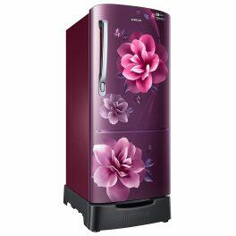 Samsung 183L 5 Star Single Door Refrigerator (RR20D2825CR, Camellia Purple)