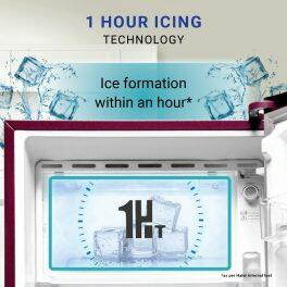 Haier HRD-2353CRO, 215 Litre 3 Star Single Door Refrigerator with 1 Hour Icing Technology, Red Opal