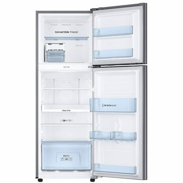 Samsung 236L 3 Star Double Door Refrigerator (RT28C3733SL, Clean Steel)