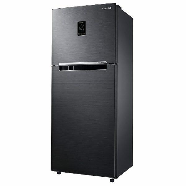 Samsung 256L 3 Star Double Door Refrigerator (RT30C3733BX, Luxe Black)