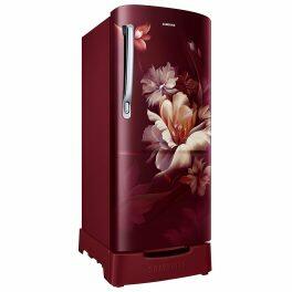Samsung 183L 3 Star Single Door Refrigerator (RR20D1823RZ, Midnight Red)