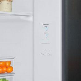 Samsung 653L Side by Side Refrigerator (RS76CG8115B1, Matt Black)