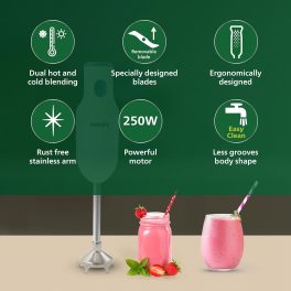 Philips 250W Hand Blender (HL1655/00, White)