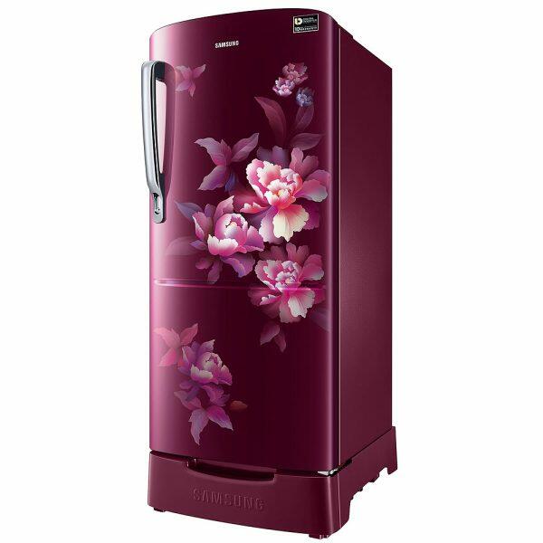 Samsung 183L 3Star Single Door Refrigerator (RR20C1824HN, Poppy Red)