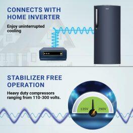 Haier 205 Litre 3 Star Diamond Edge Freezing Technology, Graphite Black (HRD-2263BGK)