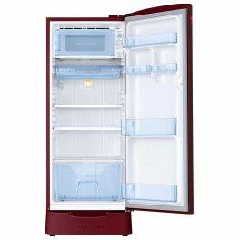 Samsung 183L 3 Star Single Door Refrigerator (RR20D1823RZ, Midnight Red)