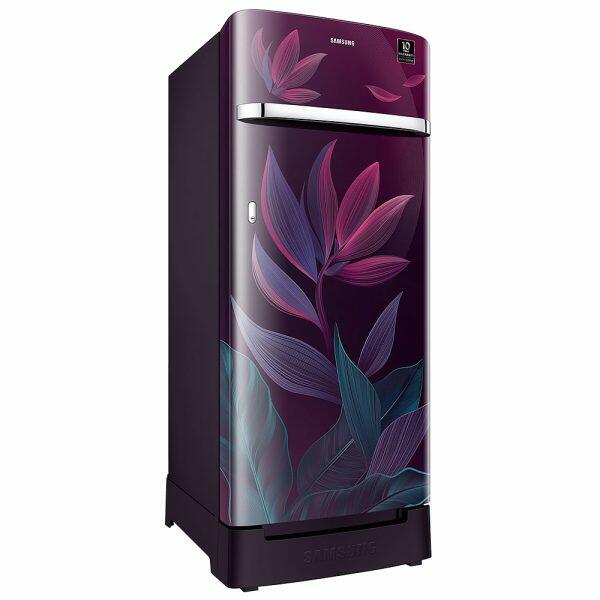 Samsung 215L 5Star Single Door Refrigerator (RR23D2H259R, Paradise Purple)