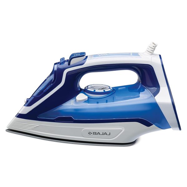 Bajaj MX40C, 2000 Watts Steam Iron with Anti Drip, Anti Scale Technology and Large Tank of 210 ML, Blue