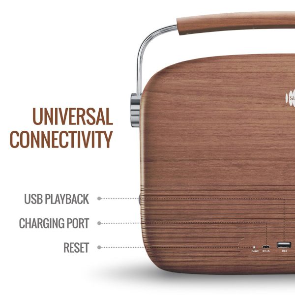 Saregama Carvaan Hindi, Premium Oak Wood