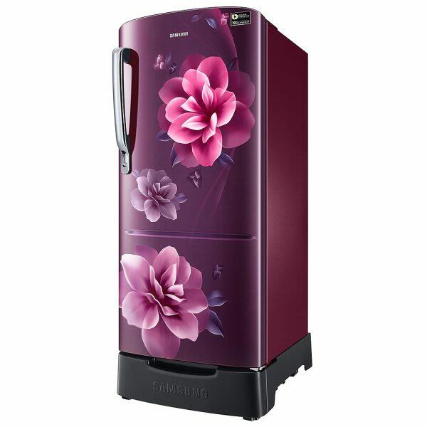Samsung 183L 5 Star Single Door Refrigerator (RR20D2825CR, Camellia Purple)