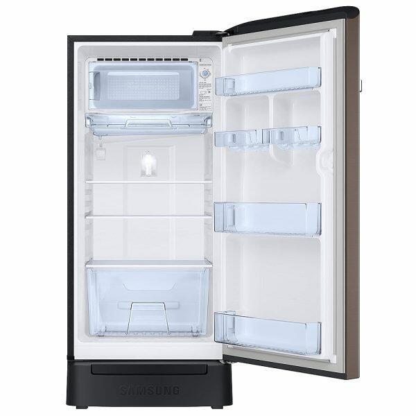 Samsung 189L 5 Star Single Door Refrigerator (RR21C2H25DX, Luxe Brown)