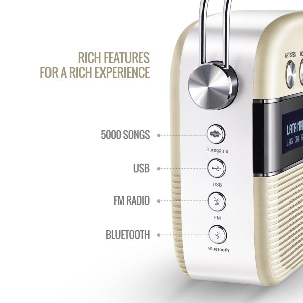 Saregama Carvaan Hindi, Porcelain White