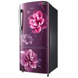 Samsung 183L 3 Star Single Door Refrigerator (RR20C1723CR, Camellia Purple)