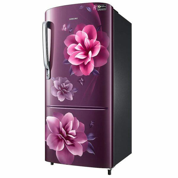 Samsung 183L 3 Star Single Door Refrigerator (RR20C1723CR, Camellia Purple)