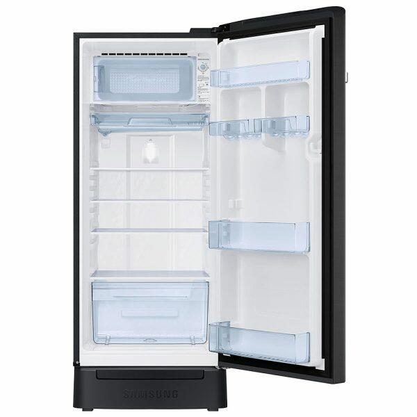 Samsung 215L 3Star Single Door Refrigerator (RR23D2H23BX, Luxe Black)