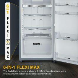 Whirlpool NEO DF278 PRM, 235 L 2 Star Frost Free Double Door Refrigerator, Freezer 56 Ltr, 10 Years Warranty on Compressor, Brushed Gold