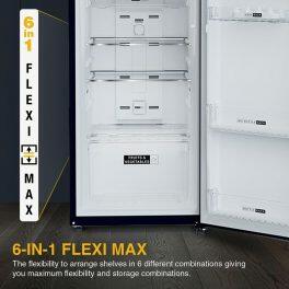Whirlpool NEO278GD PRM, 235 L 2 Star Frost-Free Double Door Refrigerator, 10 Years Warranty on Compressor, Crystal Black