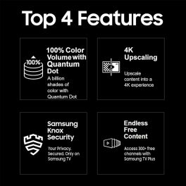 Samsung 55Inch QLED TV (QA55Q60DAULXL, Black)