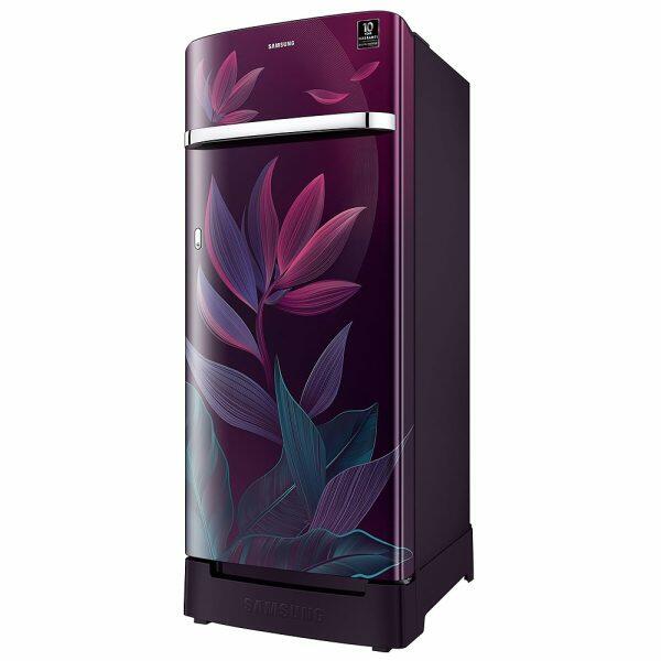Samsung 215L 5Star Single Door Refrigerator (RR23D2H259R, Paradise Purple)