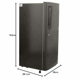 Panasonic 197L 2 Star Single Door Refrigerator (NR-A201BLSN, Silver)