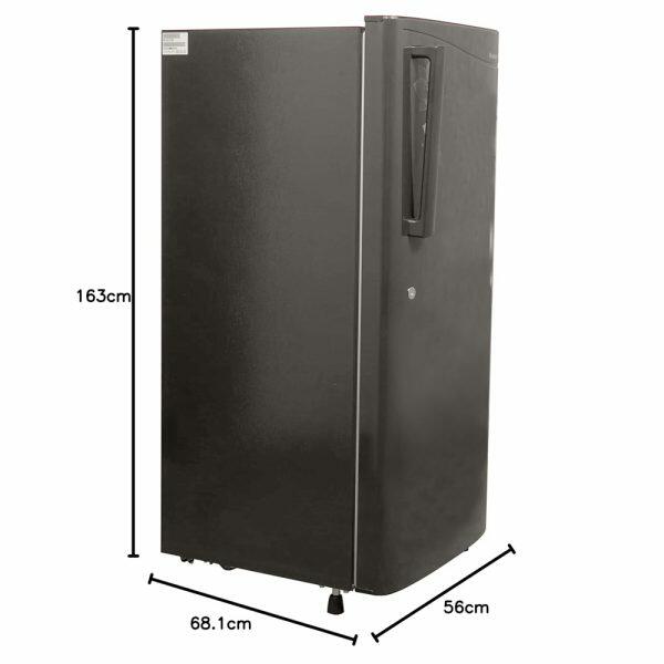 Panasonic 197L 2 Star Single Door Refrigerator (NR-A201BLSN, Silver)