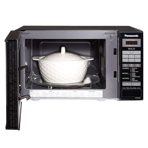 Panasonic 20L Solo Microwave Oven (NN-ST266BFDG, Black)
