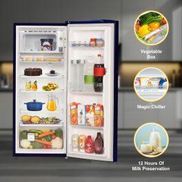 Whirlpool 215 IMPRO PRM, 192 L 3 Star Icemagic Pro Inverter Direct-Cool Single Door Refrigerator, 10 Years Warranty on Compressor, Purple Peony