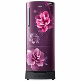 Samsung 183L 5 Star Single Door Refrigerator (RR20D2825CR, Camellia Purple)